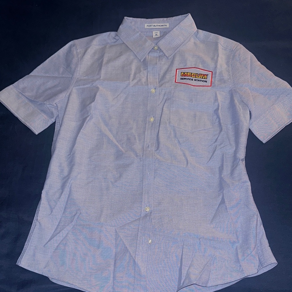 Port Authority Blue Button Down Shirt